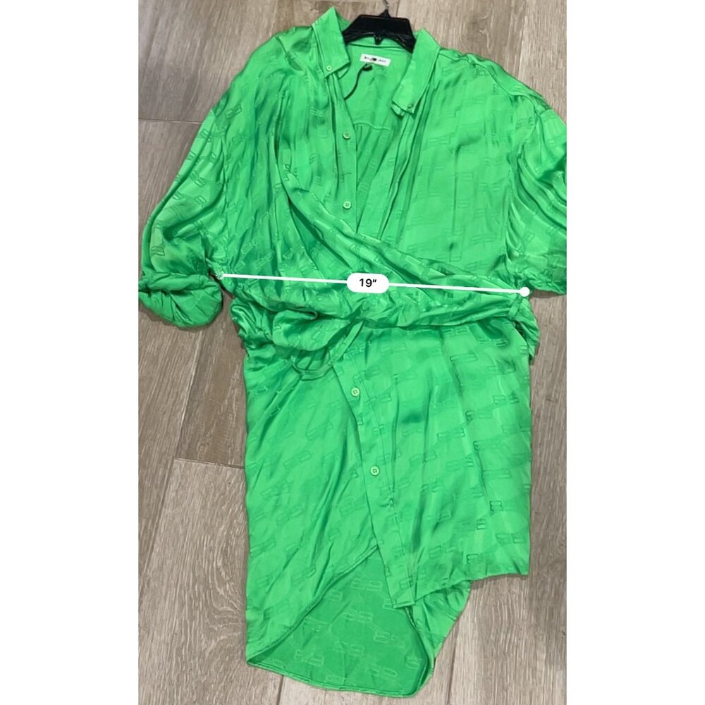 BALENCIAGA Wrap-Front BB-Jacquard Dress Size FR 34/ S - Picture 10 of 12